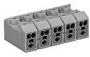 Borne WAGO 2L 0.75…2.5/1.5mm² blanc