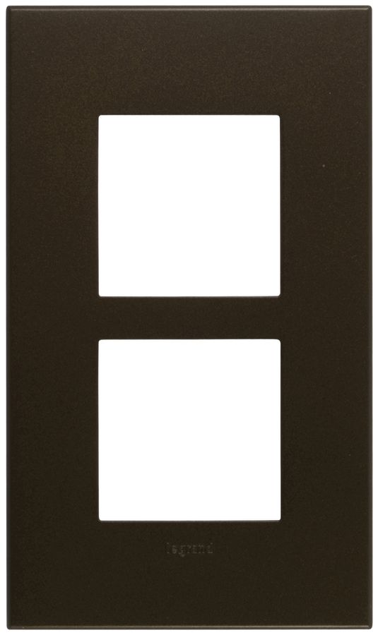 Cadre de recouvrement ATO 1×2 module, dark bronze