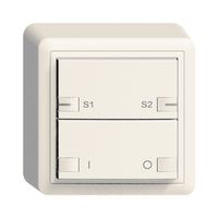 Poussoir AP ZEP ON-OFF scène 1c/2t station cen-sec.EDIZIOdue blanc