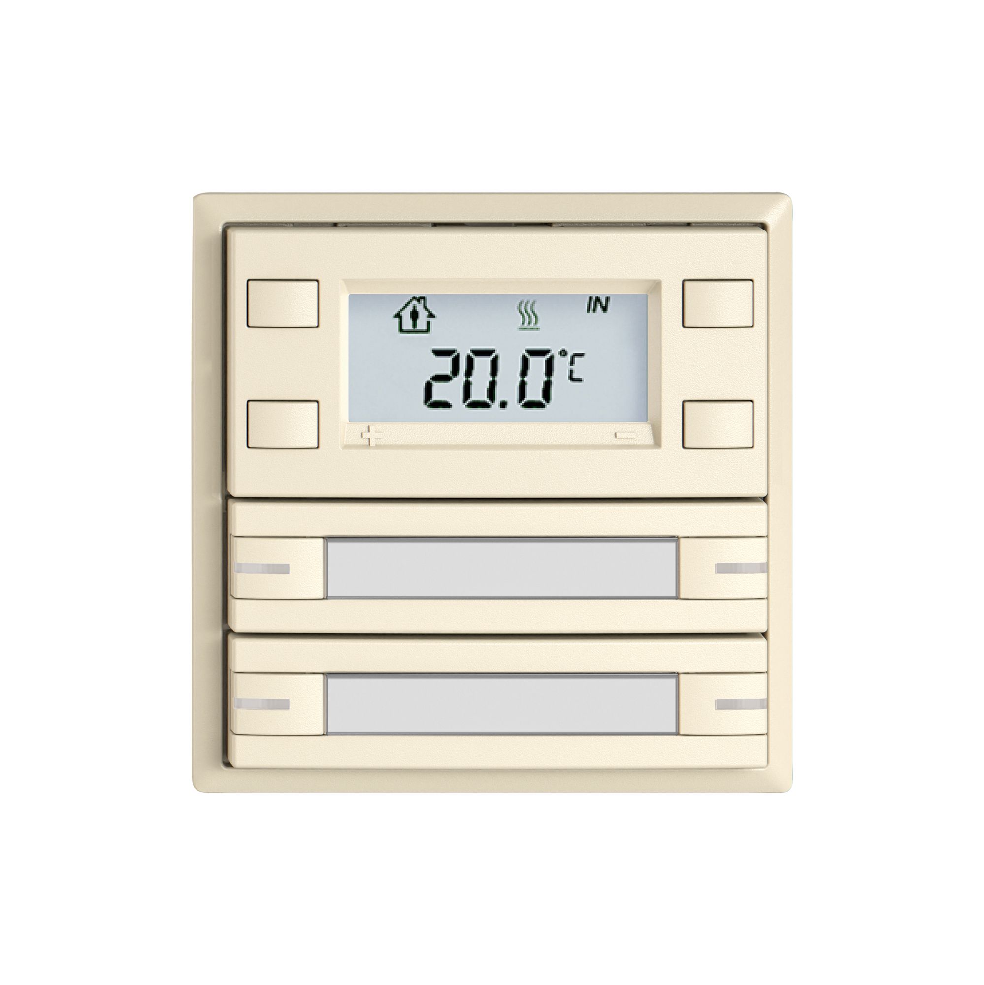 RTH-Taster EDIZIO.liv SNAPFIX® m.RGB-LED Pap.4×Taste 1-Tbed.cr