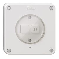 Nebenstelle 1K/2T zu Druckschalter Szene NEVO Wiser N.CO weiss