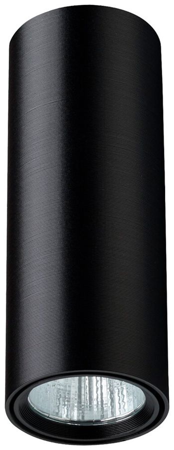 Plafonnier LED Philips GreenSpace 10W 1355lm 3000K Ø65×172mm noir