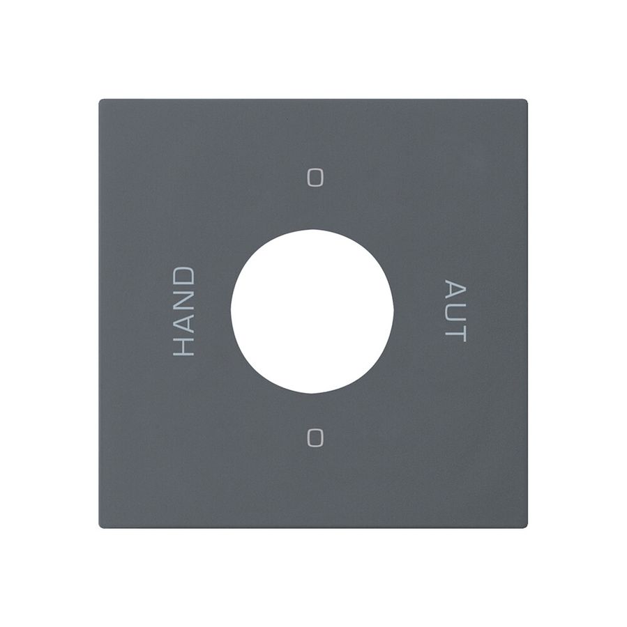 Kit frontale per interruttore chiave S2 60×60 kallysto 0-Hand-0-Aut.antracite