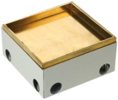 Scatola di tiraggio Woertz 214×214mm ottone