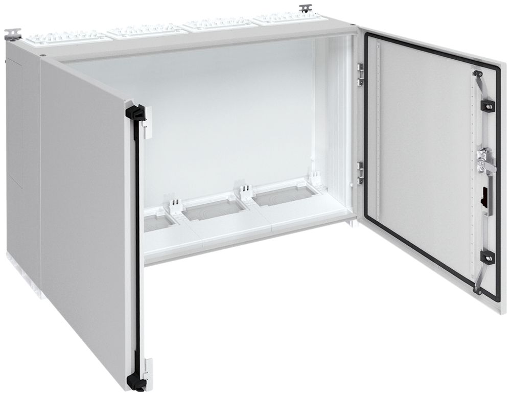 Armadio murale Hager univers con porta piena CP II IP55 800×1050×275mm RAL 7035