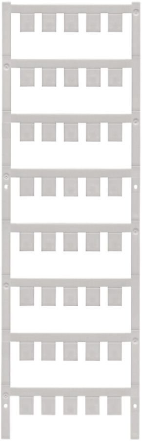 Marqueur d'appareil Weidmüller MultiCard ESG enfichable 10×8mm PA66 blanc