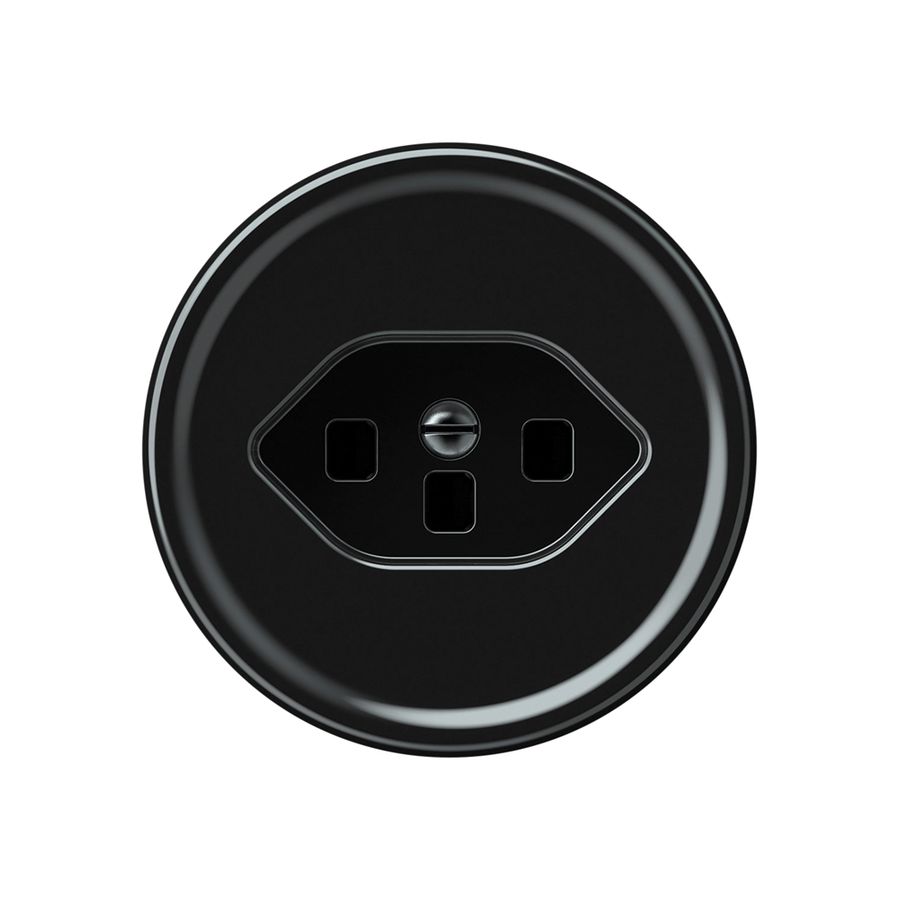 Presa origin 1×tipo 23 16A 230V 60×60mm nero