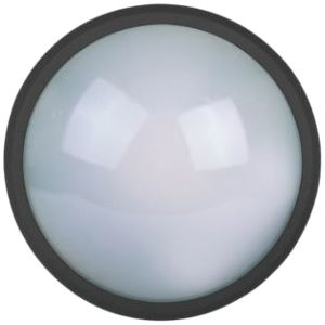 Applique LED Z-Licht Glasled 13W 700lm 3000K IK10 Ø210×80mm IP65 noir