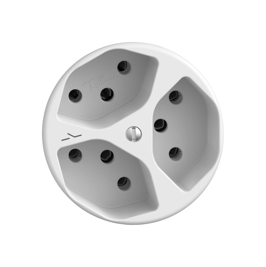 Kit di montaggio STANDARDdue SNAPFIX® per presa 3×T13 separata bi