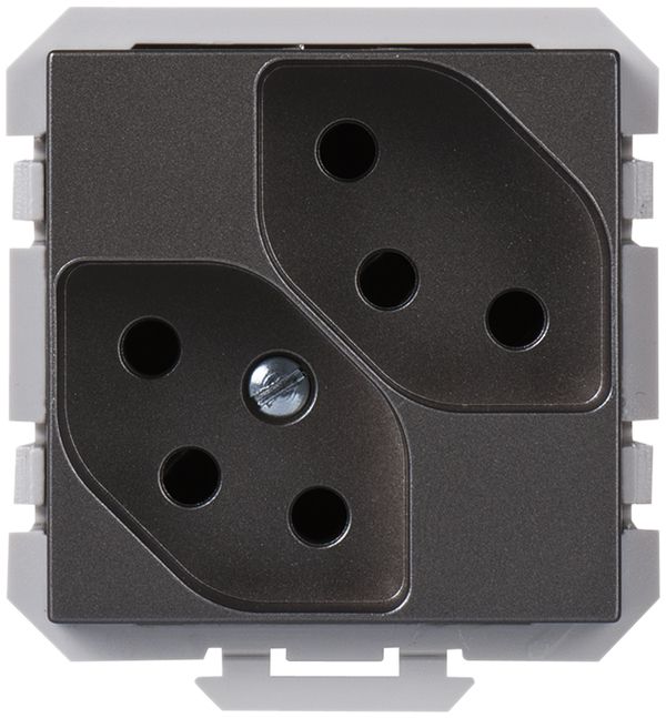 EB-Steckdose ATO 2×T13 magnesium 2 Module