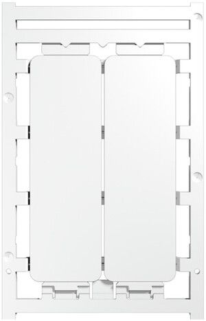 Marcatore per apparecchi Weidmüller MultiCard CC autoadesiva 85×27mm PA66 bianco
