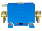 Borne de sectionnement à couteau Woertz 4…50mm² 160A 660V vis 1×2 p=83mm bleu