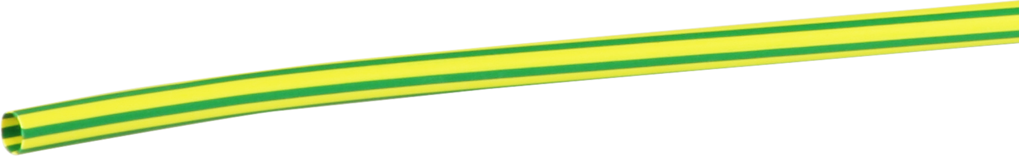 Gaine rétractable DCPT 3mm vert/jaune