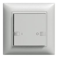 UP-Taster ZEP 1K/1T ON-OFF mit LED EDIZIOdue silver