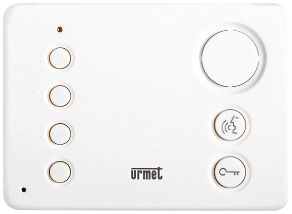 Stazione domestica audio AP Urmet Mìro, 2VOICE, posto vivavoce, 5×, 110×129×23mm