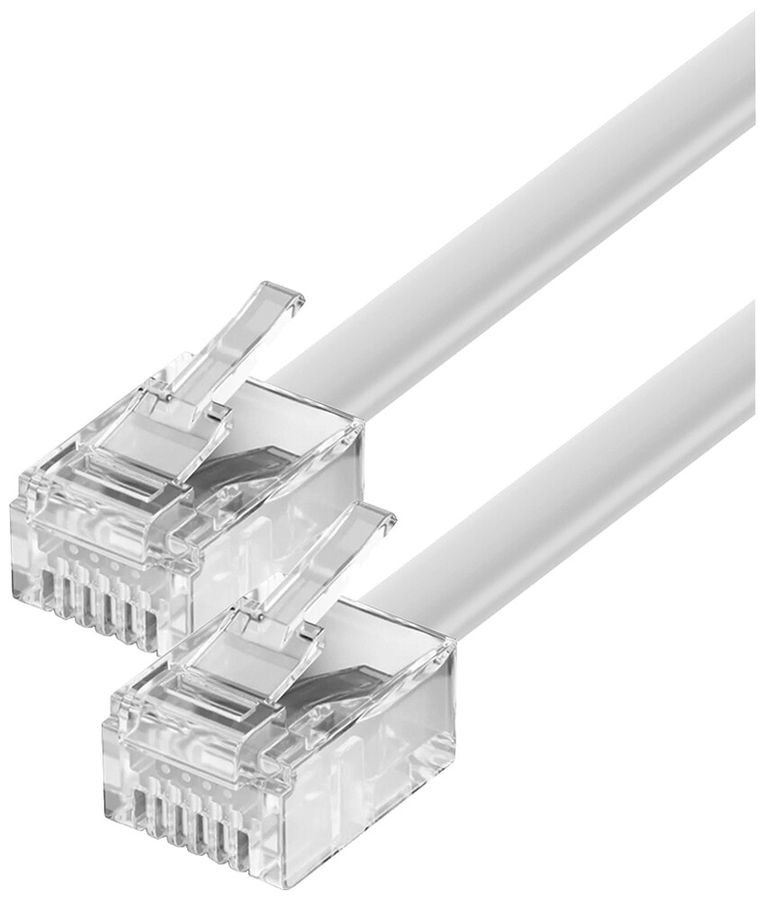 Câble de connexion ESYLUX SmartDriver-2 RJ11, 10m, 8×blanc