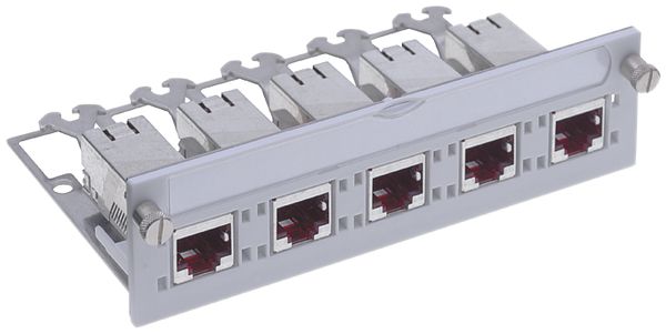 Universaleinheit Kat.6A 5RJ45/S