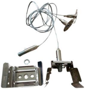 Kit de suspension DOTLUX pour MISTRALxtreme, fil 1.5m, 2 pièces