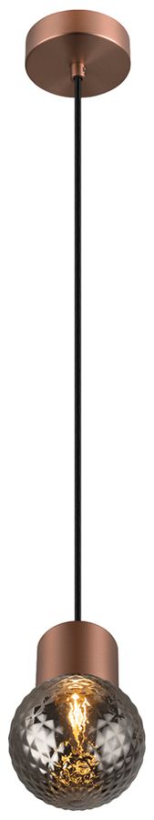 Pendelleuchte SLV VARYT E14 1×6W DIM Ø76×80mm Kupfer