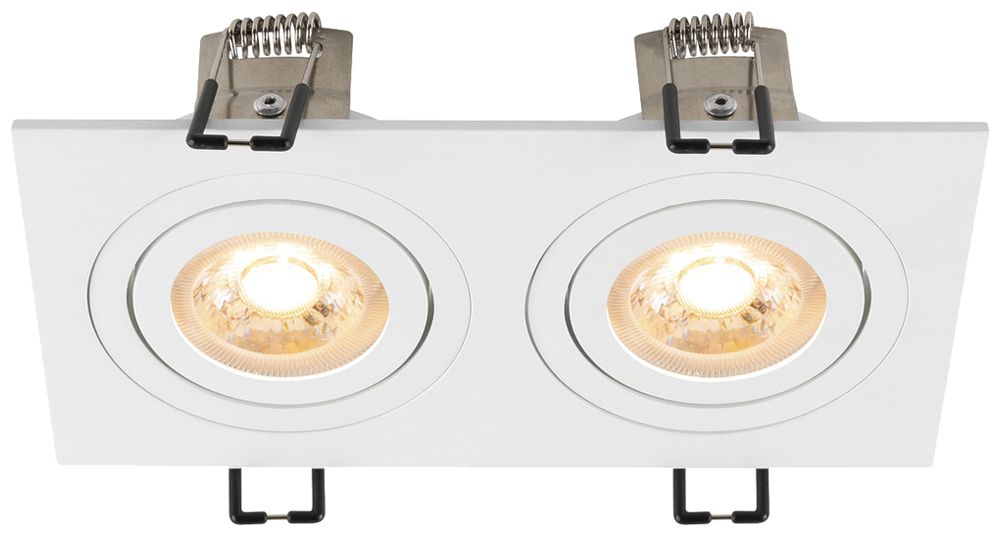 EB-Spot SLV NEW TRIA GU10 2×10W 170×90mm weiss