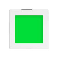 LED-Leuchte EDIZIO.liv SNAPFIX® LED-grün 230V ws