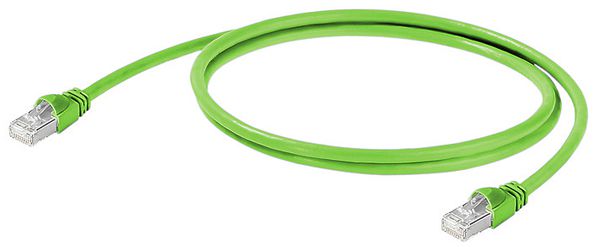 Patchkabel RJ45 Weidmüller SmartMetering, Kat.5e SF/UTP, PVC, grün, 1.5m