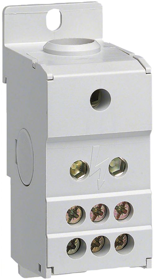 Verteilerblock Hager 160A 1P 2.5…70mm² 35×90×50mm
