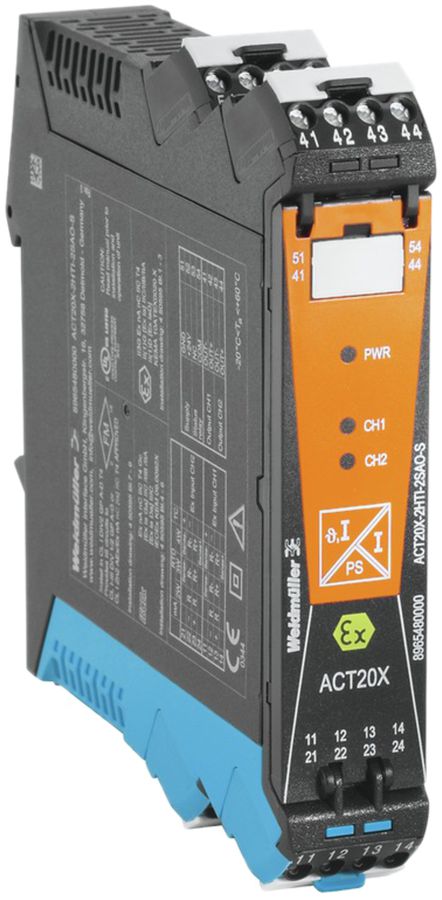 Isolatori/convertitore di segnali Weidmüller ACT20X-HAI-SAO-S