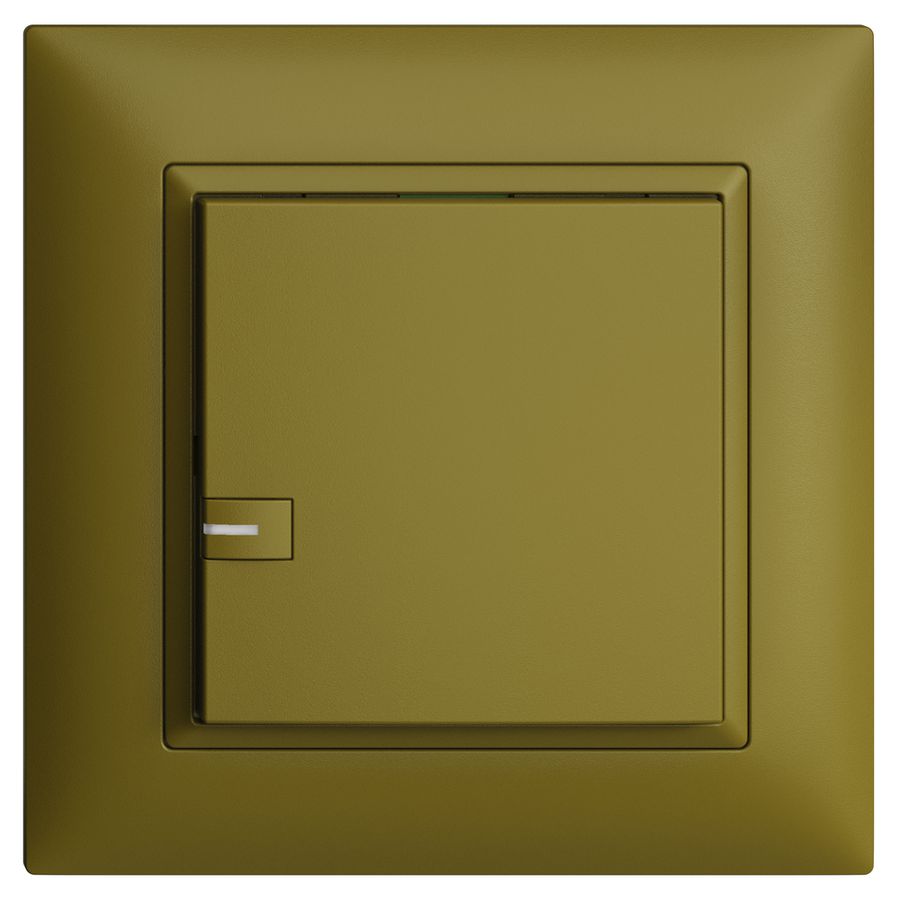 UP-KNX-Taster RGB EDUE FMI, 250mW, m.RGB-LED, 1×Taste, 1×Tastenb., ov