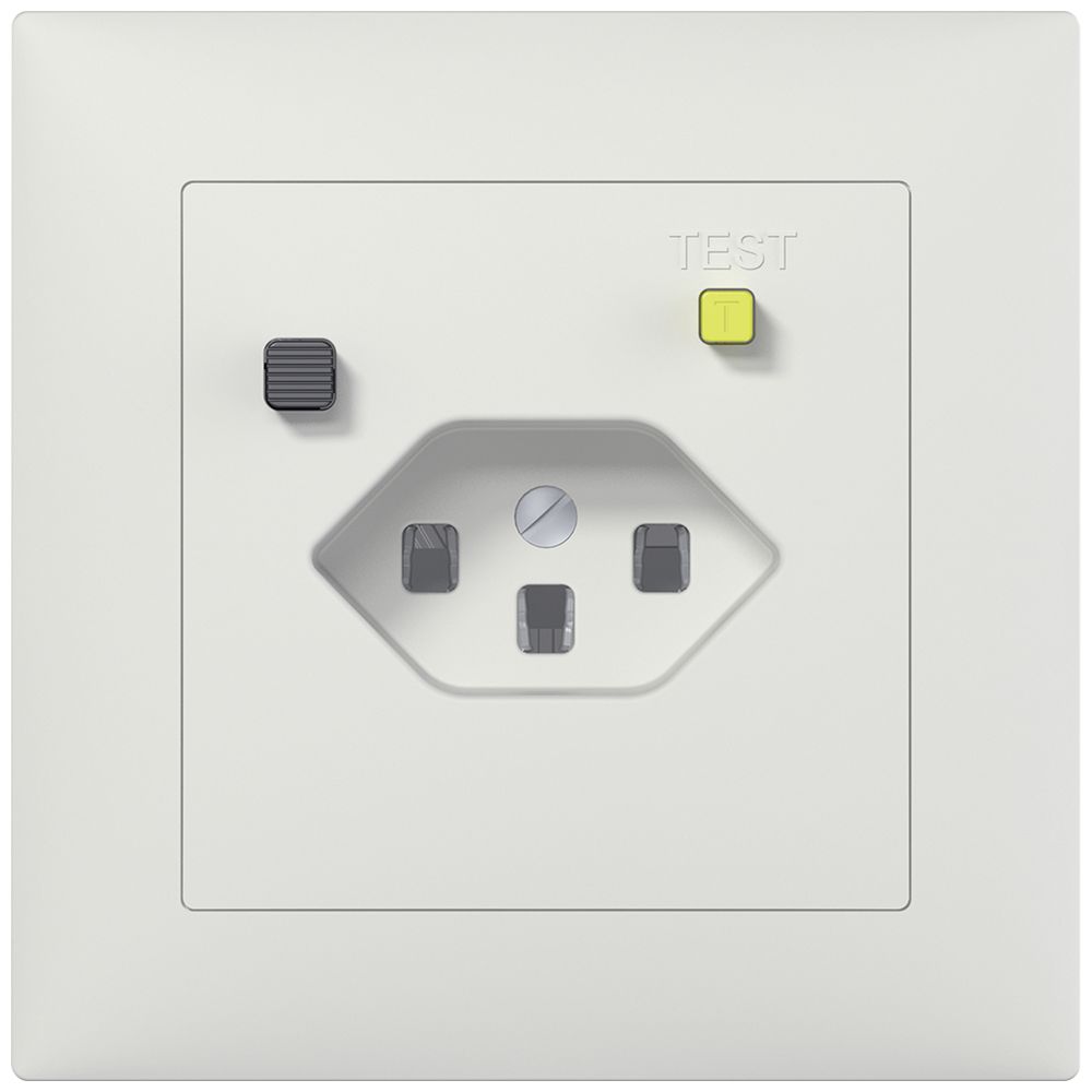 Prise FI ENC SIDUS B T23 30mA blanc