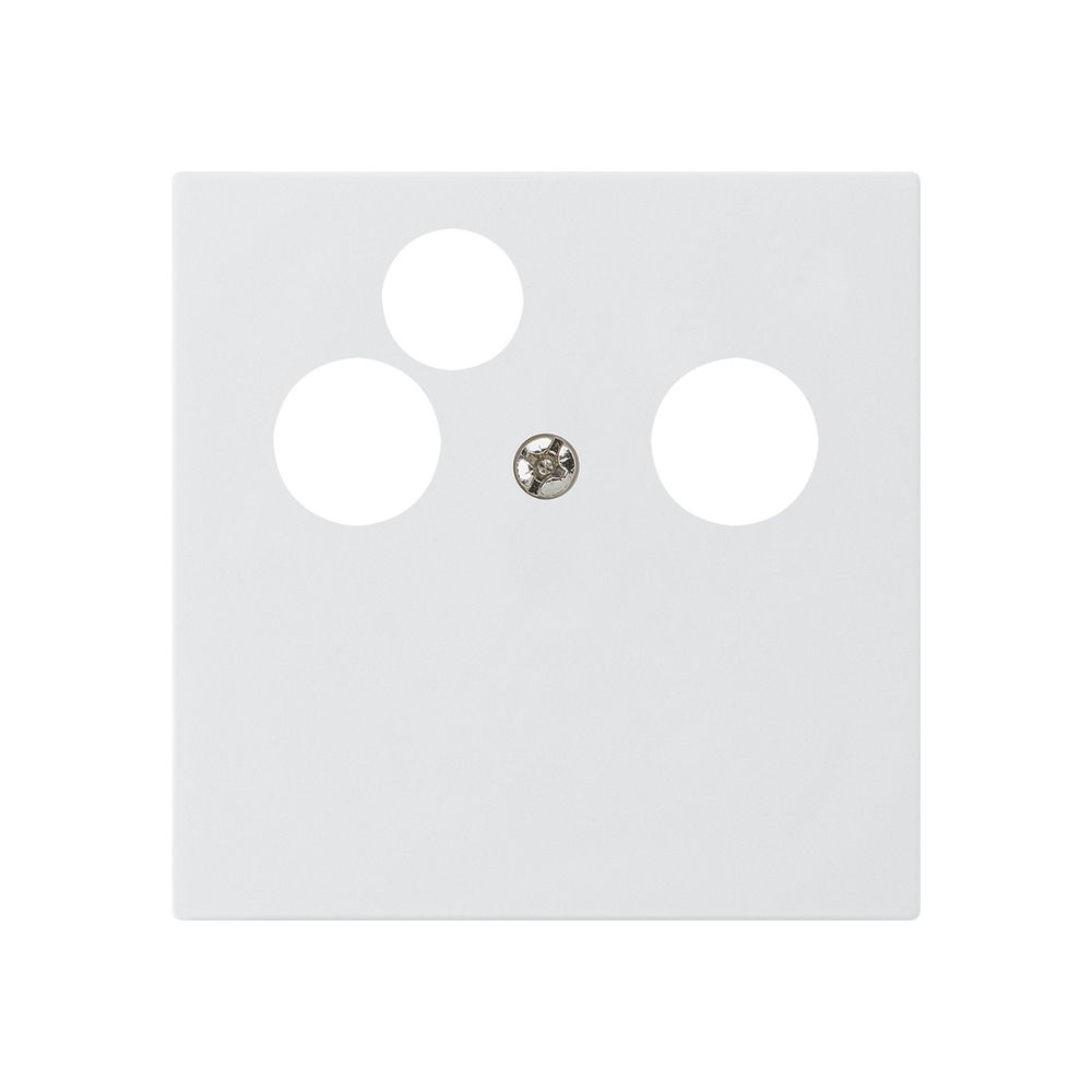 Plaque frontale kallysto pour R&M HWS blanc 3×coax données