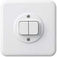 UP-Druckschalter basico 1/1L weiss