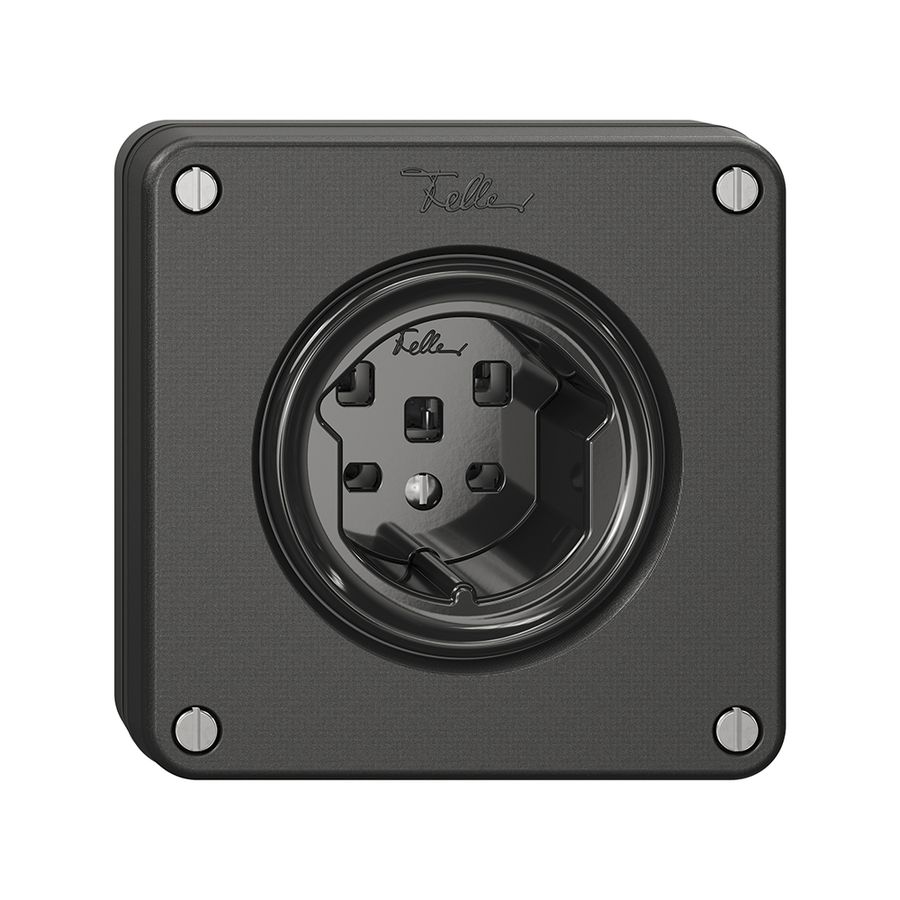 Presa NUPU NEVO, 1×T25, nero