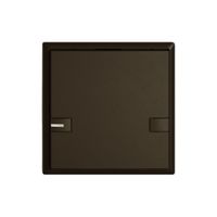 KNX-Taster RGB EDIZIO.liv SNAPFIX® Temperaturfüh.RGB-LED 1×T 2-Tbed.br