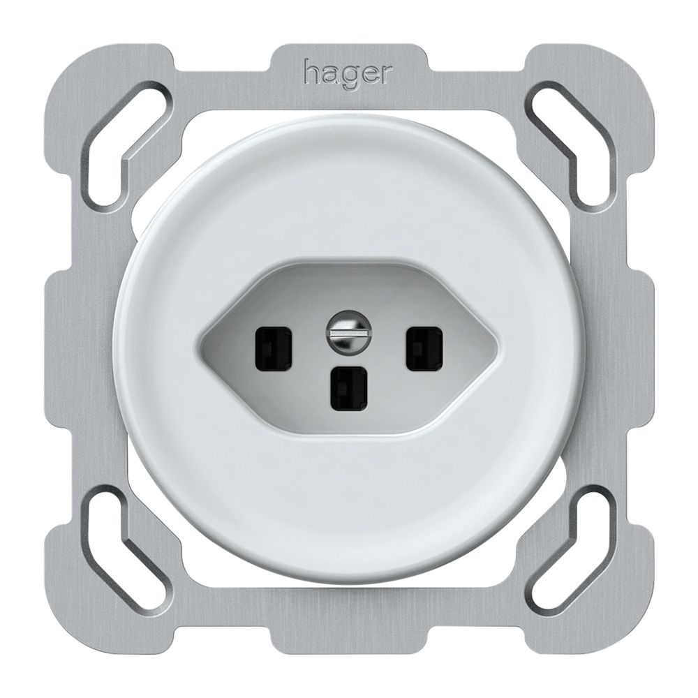 UP-Steckdose origin 1×Typ 23 16A 230V 77×77mm weiss