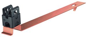 Support de fil Flury FL 35 pour tuile plate, Cu nu, L=195mm