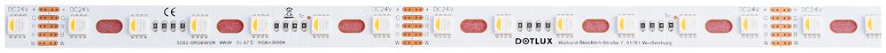 LED-Lichtband DOTLUX CURVE 24V 19.2W/m 860lm/m RGBW 5m