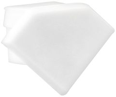 Terminale DOTLUX per profilo 8I con diffusore, grigio