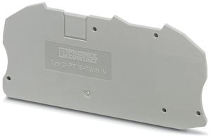 Abschlussdeckel Phoenix Contact grau zu PT 16-TWIN N