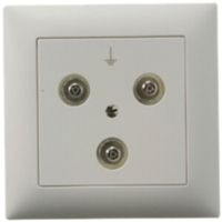 UP-Erdsteckdose EDIZIOdue 3 Stecker für Potentialausgleich