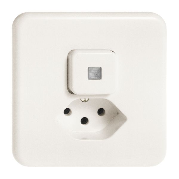 UP-Leuchtkombination 6/1L+T13 weiss KS FH mit Linse, LED gelb