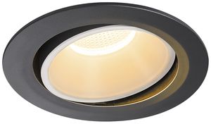 LED-Downlight SLV NUMINOS MOVE XL 37.4W 3500lm 2700K 40° DIM Ø190×118mm sz/ws