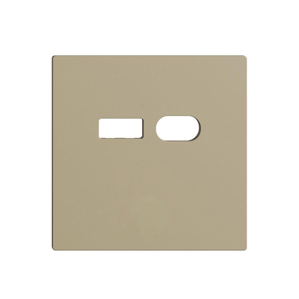 Montageset Feller EDIZIOdue für Steckdose USB 18W Typ A + Typ C sand