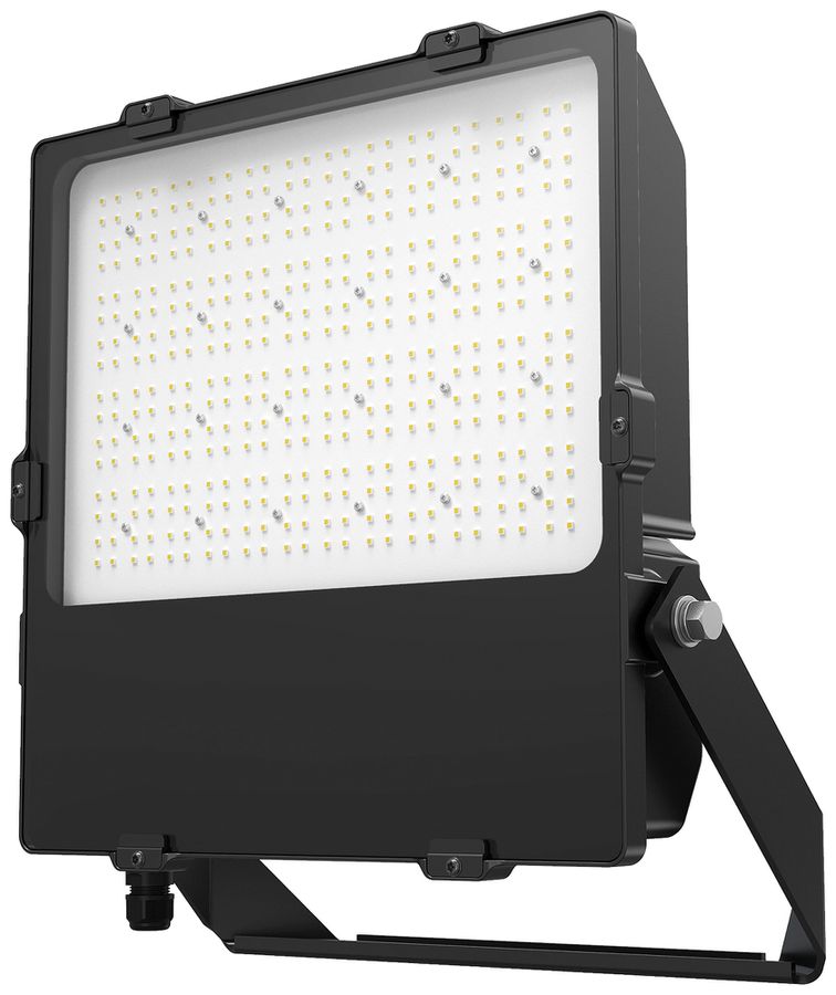 Projecteur LED DOTLUX LENSplus 300W 39445lm 3000K IP66 30° 499×410mm noir