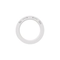 Kennscheibe NEVO, f.Drehschalter, Su-> <-Giù, weiss