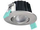 Downlight LED Sylvania OBICO 5.4W 530lm 927/930/940 IP65 38° REG Ø81mm argento
