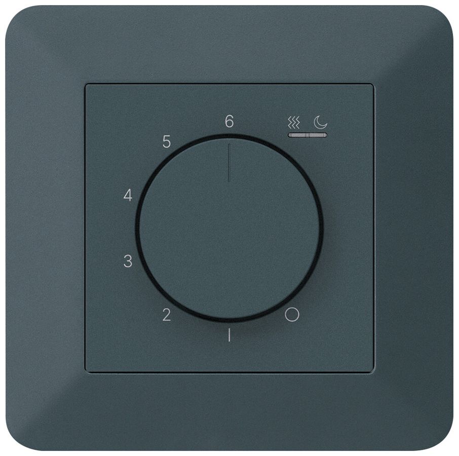 UP-Raumthermostat kallysto.trend An/Aus 230VAC 4A 92×92mm anthrazit