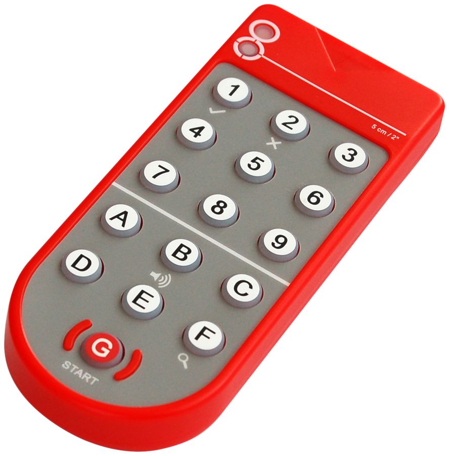 Fernbedienung BBC Bircher Reglobeam 16-teilig rot