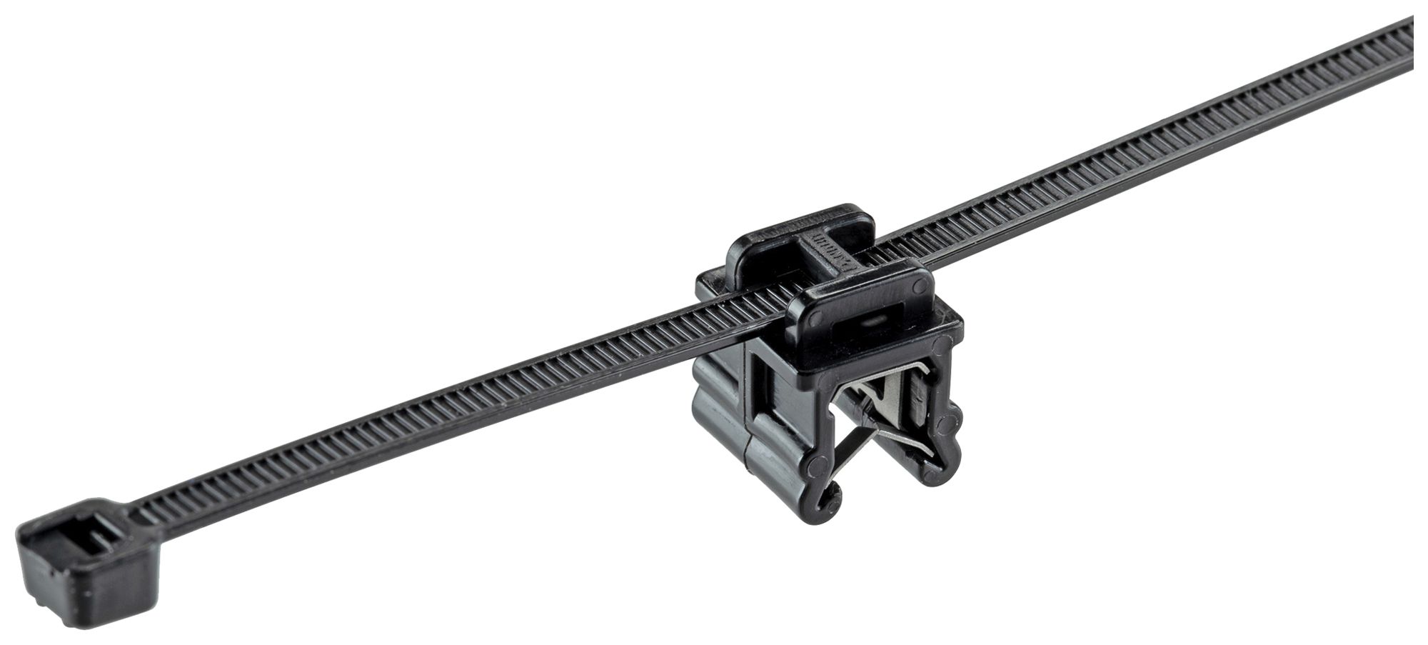 Clip d'arrêt PAN avec collier PLT2S-300 fixation bord 3…6mm parallèle 100 pcs