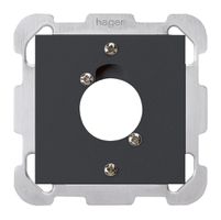 UP-Montageset für 1 XLR schwarz kallysto